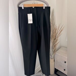 Brand new never worn high waisted black Zara pants: Size XL, NWT